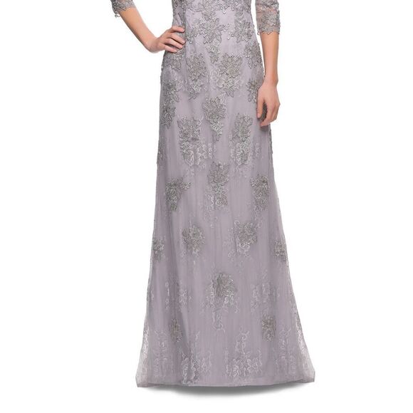 NWT La Femme - 29379 Lace Formal Dress - size 16. Perfect Condition! - Picture 5 of 12